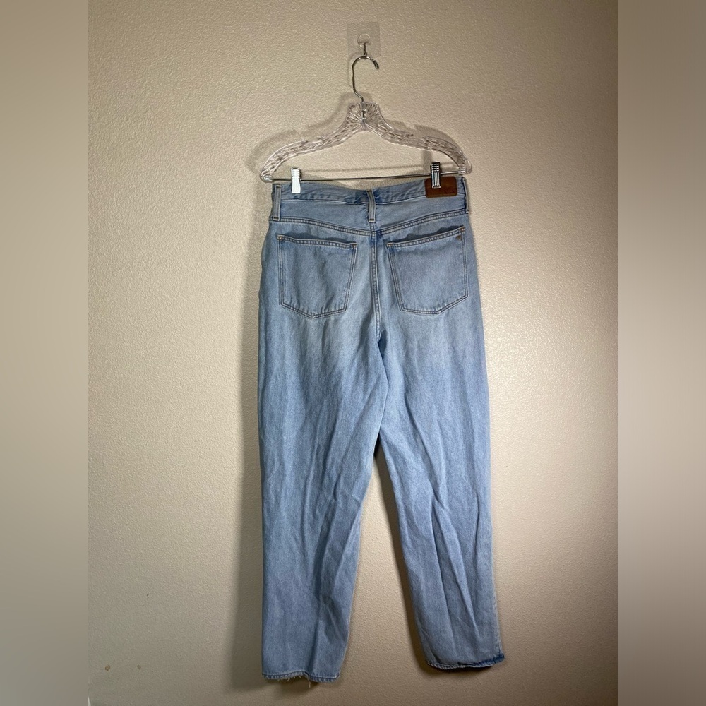 MADEWELL 29 Baggy Straight Jeans in Earlhurst Wash: Ripped Edition B30 - Picture 3 of 8